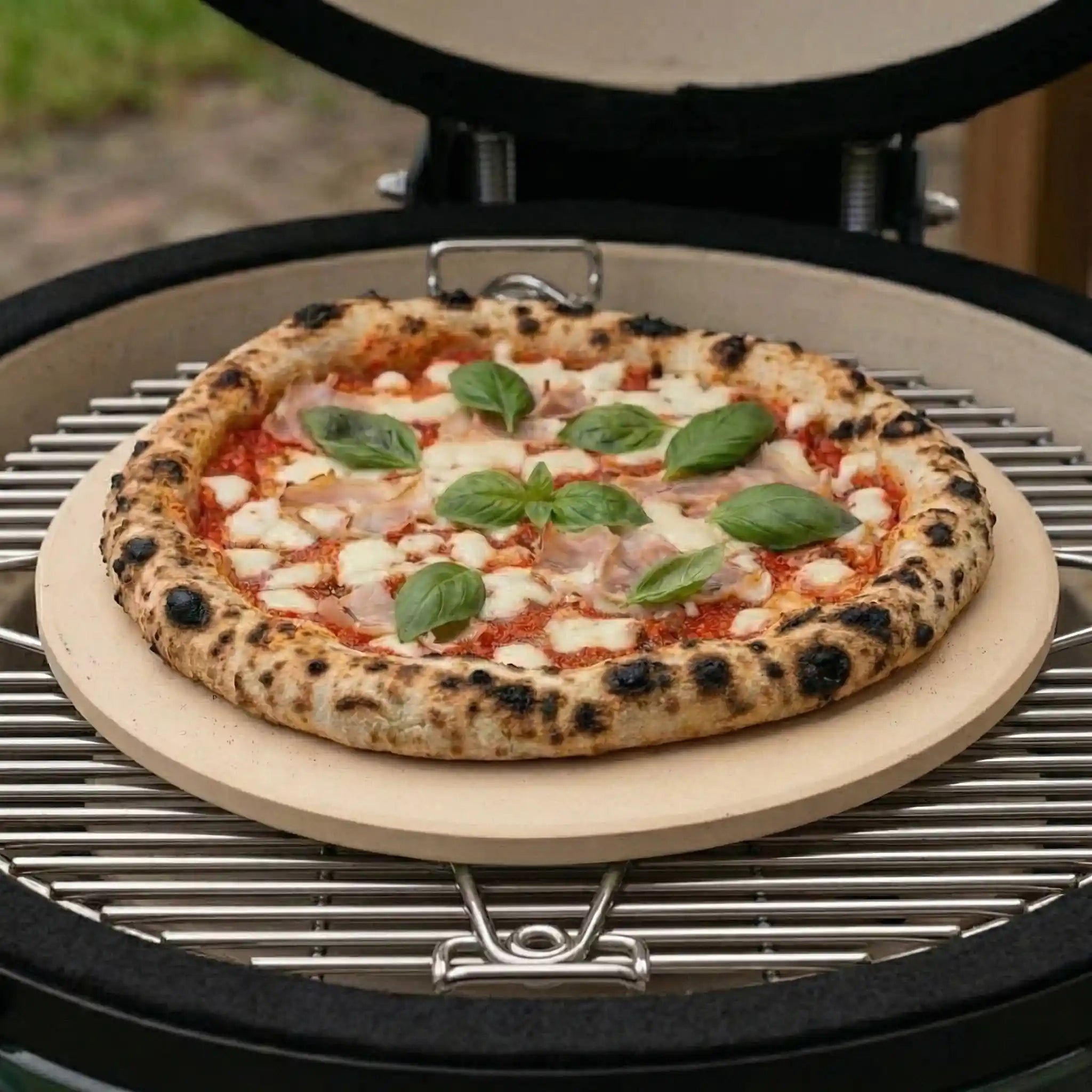 Recette pizza au kamado 
