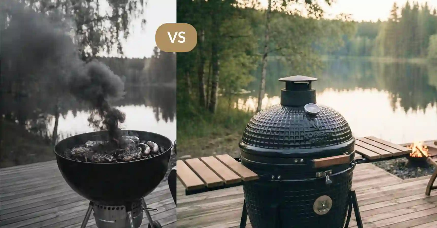 Barbecue classique vs kamado