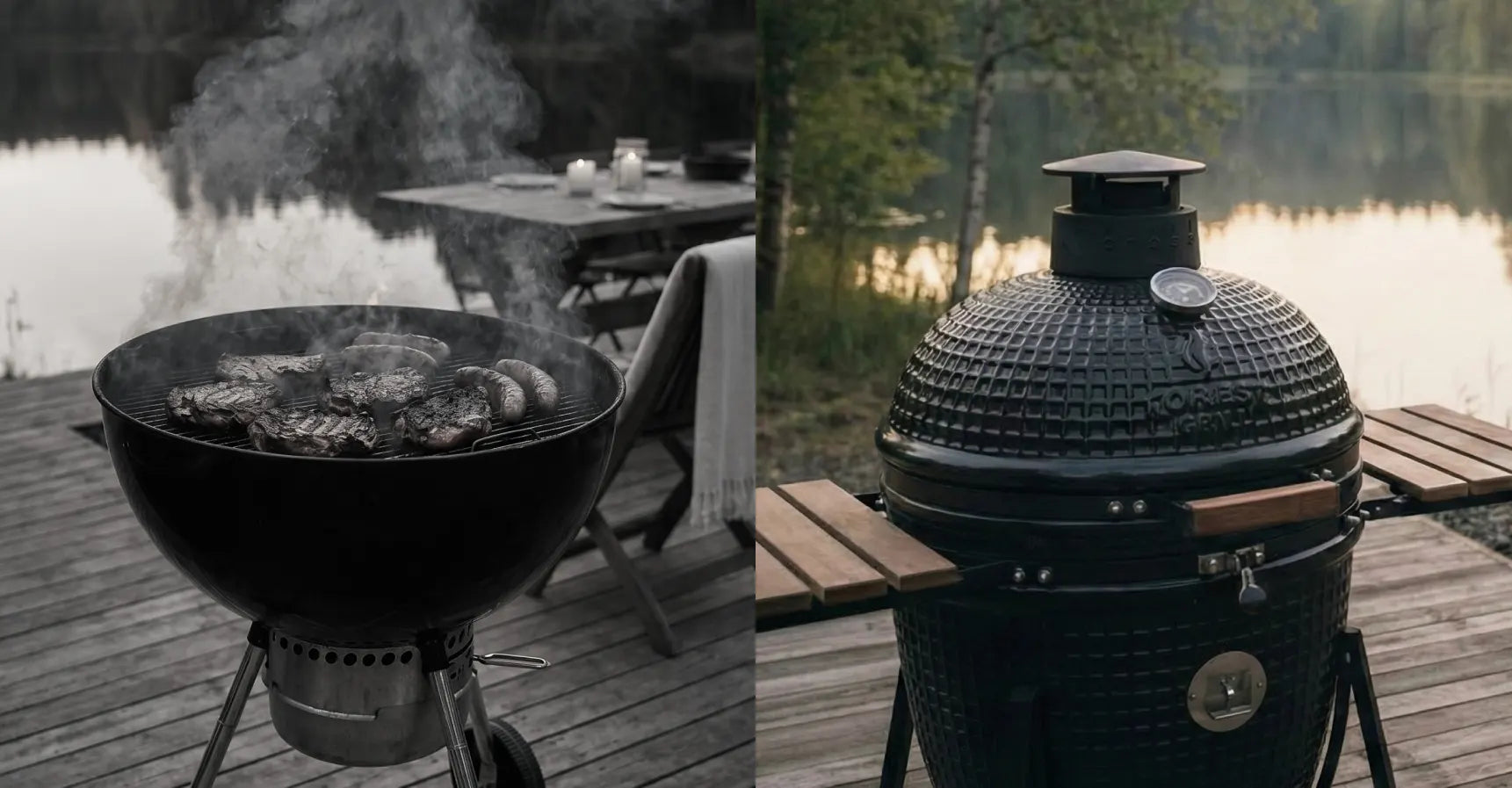 Barbecue classique vs kamado