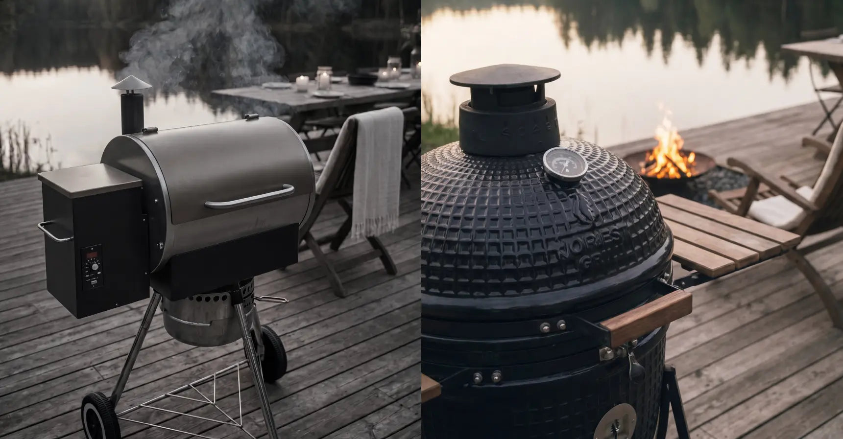 Kamado ou barbecue à pellets : quelles différences ? Lequel choisir ?