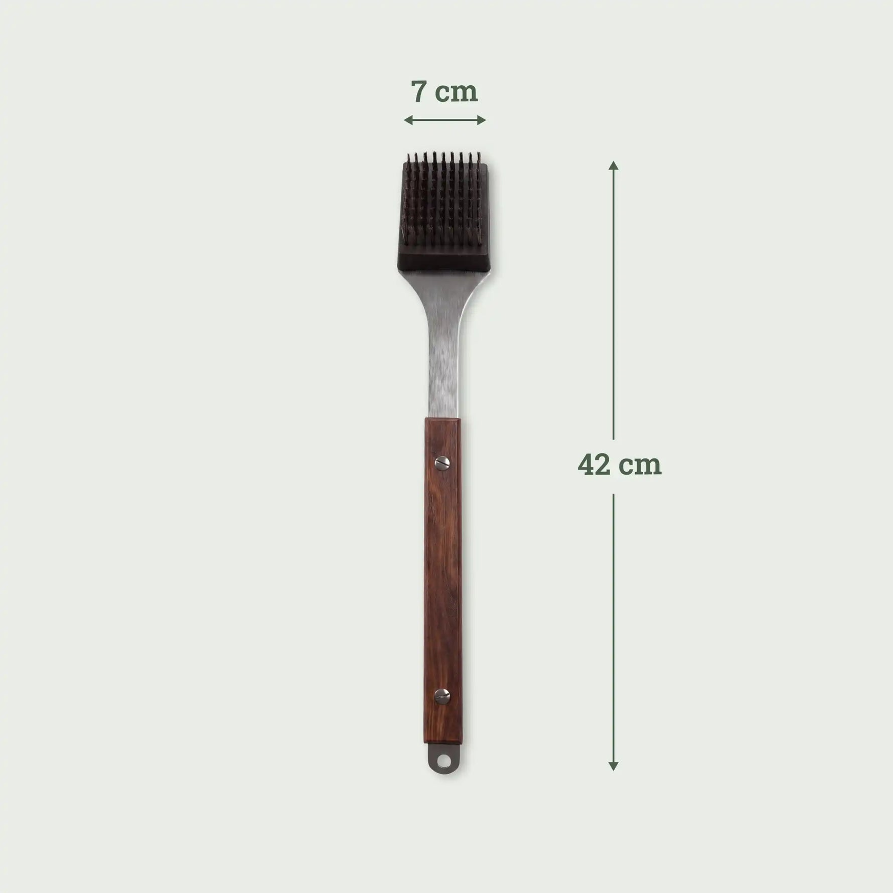 Dimensions de la brosse à grille Forest Grill, 42 x 7 cm