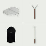 Pack accessoires pour kamado Forest Grill 18 pouces avec ustensiles et équipements de cuisson