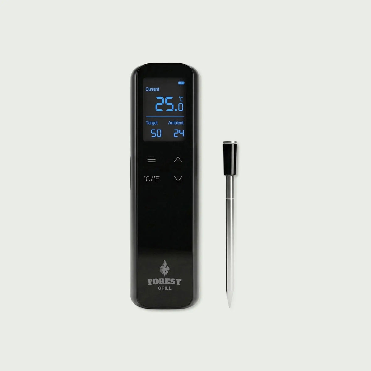 Thermomètre digital 1 sonde avec écran pour cuisson précise viande.